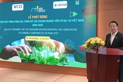 Đại diện ban tổ chức chia sẻ thông tin tại lễ phát động. Ảnh: MINH HẢI