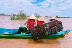Du khách thích thú 'sống chung với lũ' vùng ĐBSCL
