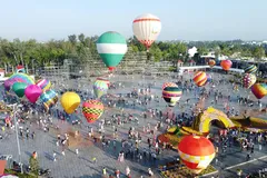 Trình diễn khinh khí cầu mừng năm mới 2026 tại Sa Đéc