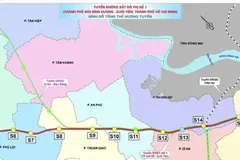 Proposed alignment map of the Binh Duong New City–Suoi Tien urban railway. (Photo: CONSULTANT UNIT)