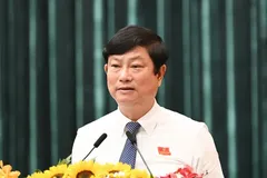 Chairman of the Ho Chi Minh City People’s Council Vo Van Minh, speaks at the event. (Photo: SGGP)