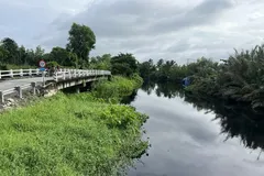 The Ba Lon Canal Dredging, Environmental Improvement and Urban Upgrading Project is located in Binh Dong Ward and Binh Hung Commune (Photo: SGGP)