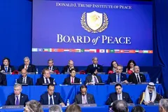 Phiên họp đầu tiên của Hội đồng Hòa bình diễn ra tại Mỹ. Ảnh: ANADOLU