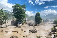 Lũ quét tại biên giới Nepal - Trung Quốc, gần 400 người mất tích