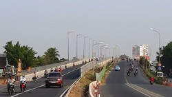 Sáng nay 18-1, thông xe cầu Quang Trung mới ở Cần Thơ