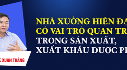 Nhà xưởng hiện đại có vai trò quan trọng trong sản xuất, xuất khẩu dược phẩm