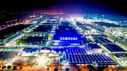 Quy mô vốn hóa của Tập đoàn Samsung Việt Nam lên đến hơn 20 tỷ USD. Trong ảnh: Quang cảnh nhà máy Samsung Việt Nam. Ảnh: VIẾT CHUNG