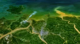 Việt Nam sẽ tăng cường ứng dụng viễn thám để theo dõi cháy rừng, lũ lụt. Ảnh minh họa