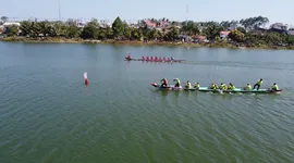 Đắk Lắk: Sôi nổi giải đua thuyền đầu xuân 