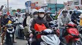 Ùn ứ phương tiện ở cửa ngõ phía Tây TPHCM