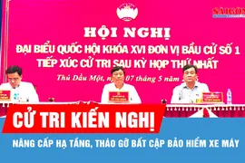 Cử tri kiến nghị nâng cấp hạ tầng, tháo gỡ bất cập bảo hiểm xe máy