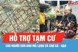 Hỗ trợ tạm cư cho người dân khu Mả Lạng và Chợ Gà - Gạo