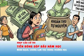 Nhịp cầu cử tri: Tiền đóng góp đầu năm học