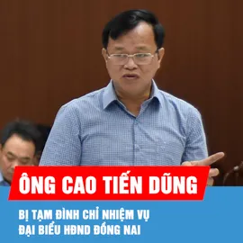 Podcast bản tin ANTT 9-9: Tạm đình chỉ nhiệm vụ đại biểu HĐND tỉnh Đồng Nai đối với ông Cao Tiến Dũng