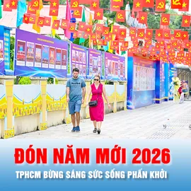 Podcast bản tin trưa 28-12: TPHCM rợp bóng cờ hoa, lung linh sắc màu, đón chào năm mới 2026