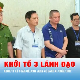 Podcast bản tin ANTT 17-10: Các lãnh đạo Công ty Cổ phần Hải Vân Long bị khởi tố về hành vi trốn thuế