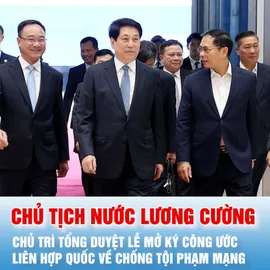 Podcast tin tối 23-10: Chủ tịch nước Lương Cường chủ trì tổng duyệt lễ mở ký Công ước Liên hợp quốc về chống tội phạm mạng