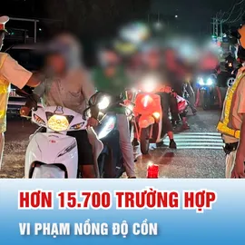 Podcast bản tin 17H 12-11: Hơn 15.700 trường hợp vi phạm nồng độ cồn, người điều khiển xe máy chiếm đa số
