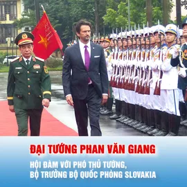 Podcast bản tin tối 18-11: Đại tướng Phan Văn Giang hội đàm với Phó Thủ tướng, Bộ trưởng Bộ Quốc phòng Slovakia
