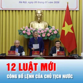Podcast bản tin 17 giờ 6-1: Công bố Lệnh của Chủ tịch nước về 12 luật mới