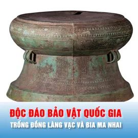 Podcast bản tin trưa 8-2: Độc đáo bảo vật quốc gia trống đồng Làng Vạc và bia Ma Nhai