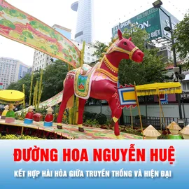 Podcast bản tin chiều 12-2: Đường hoa Nguyễn Huệ kết hợp hài hòa giữa truyền thống và hiện đại