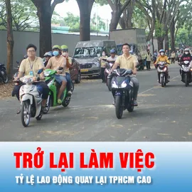 Podcast bản tin tối 24-2: Tỷ lệ lao động quay lại TPHCM làm việc ở mức cao 