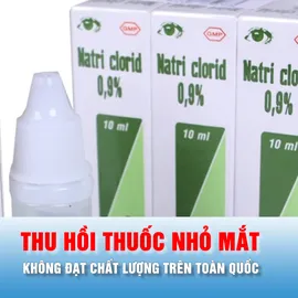 Podcast bản tin tối 15-5: Thu hồi thuốc nhỏ mắt không đạt chất lượng trên toàn quốc