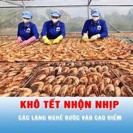 Podcast bản tin 17 giờ 21-1: Đơn hàng tăng 20%, khô đặc sản hút khách dịp tết