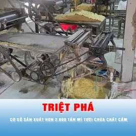 Podcast bản tin trưa 26-4: Triệt phá cơ sở sản xuất hơn 2.800 tấn mì tươi chứa chất cấm