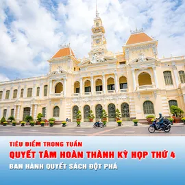 Tiêu điểm trong tuần: Quyết tâm hoàn thành Kỳ họp thứ 4, ban hành quyết sách đột phá