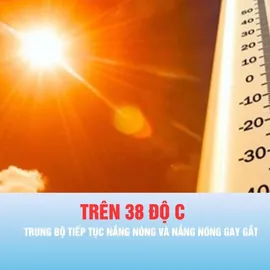 Podcast bản tin thời sự 22-7: Trung bộ tiếp tục nắng nóng và nắng nóng gay gắt, có nơi trên 38 độ C