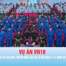 Podcast bản tin trưa 24-8: Vụ VN10 - Đề nghị mức án với Chi Dân, An Tây, Trúc Phương