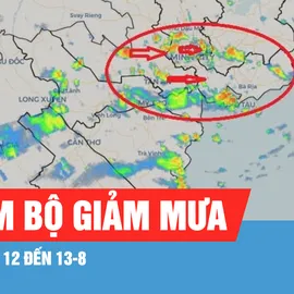 Podcast bản tin tối 11-8: Từ ngày 12-8, mưa tại Nam bộ giảm dần