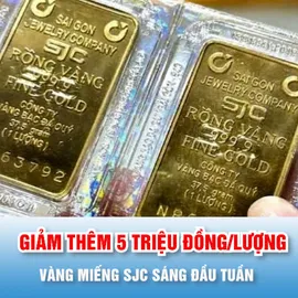 Podcast bản tin trưa 2-2: Vàng miếng SJC sáng đầu tuần giảm thêm 5 triệu đồng/lượng