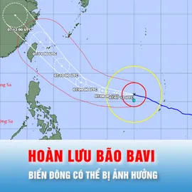 Podcast bản tin trưa 7-7: Hoàn lưu bão Bavi rất rộng, Biển Đông có thể bị ảnh hưởng