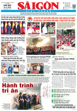 Sài Gòn Giải Phóng ngày 26/4/2025