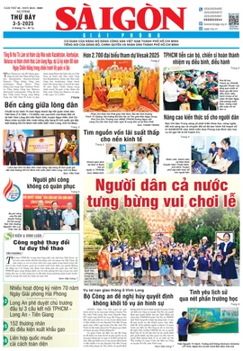 Sài Gòn Giải Phóng ngày 3/5/2025