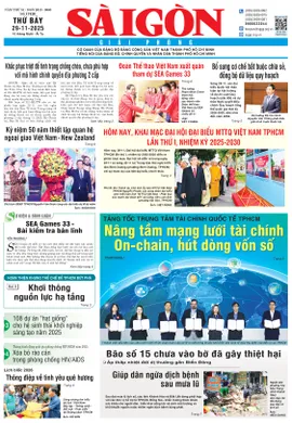 Báo Sài Gòn Giải Phóng ngày 29/11/2025