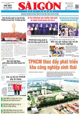 Báo Sài Gòn Giải Phóng ngày 13/12/2025