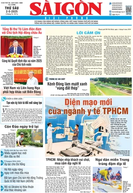 Báo Sài Gòn Giải Phóng ngày 2/5/2025