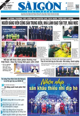 Báo Sài Gòn Giải Phóng ngày 25/5/2025
