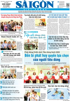 Báo Sài Gòn Giải Phóng ngày 8/6/2025
