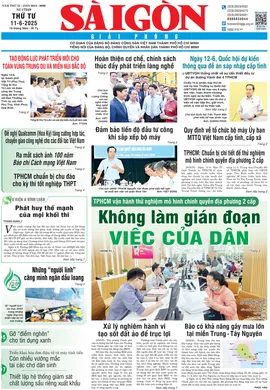 Báo Sài Gòn Giải Phóng ngày 11/6/2025