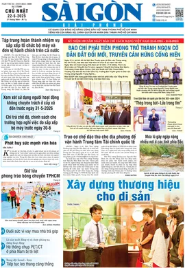 Báo Sài Gòn Giải Phóng ngày 22/6/2025