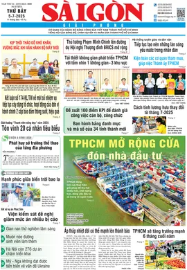 Báo Sài Gòn Giải Phóng ngày 5/7/2025