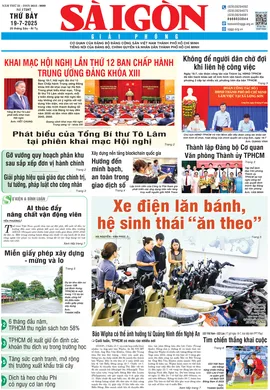 Báo Sài Gòn Giải Phóng ngày 19/7/2025