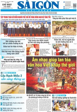 Báo Sài Gòn Giải Phóng ngày 3/8/2025