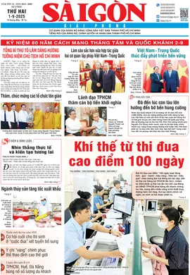 Báo Sài Gòn Giải Phóng ngày 1/9/2025