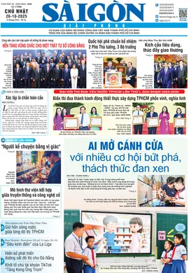 Báo Sài Gòn Giải Phóng ngày 26/10/2025